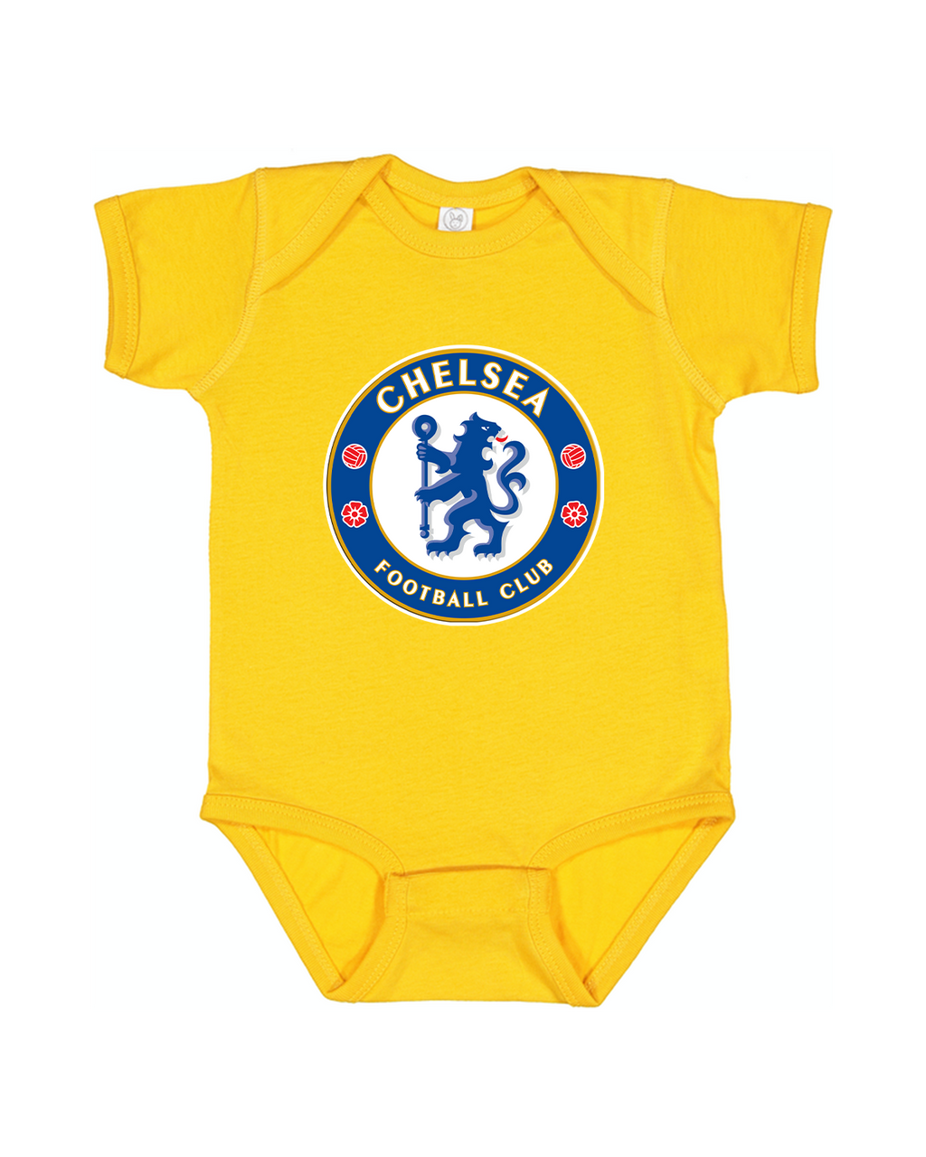 Baby Chelsea Soccer Romper Onesie