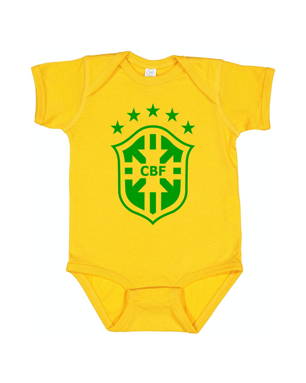 Baby Brazil Soccer Romper Onesie