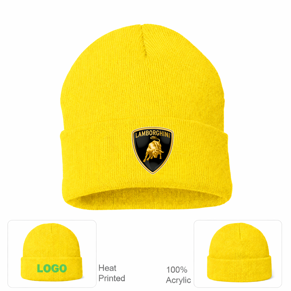 Lamborghini Car Beanie Hat