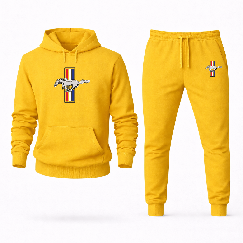 Men's Ford Mustang New Car Hoodie Joggers Set