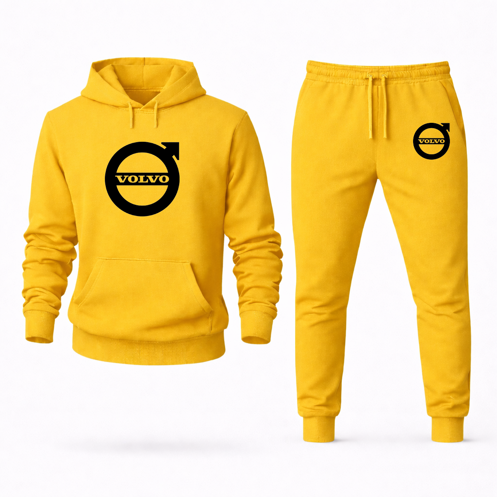 Men's Volvo Car Hoodie Joggers Set